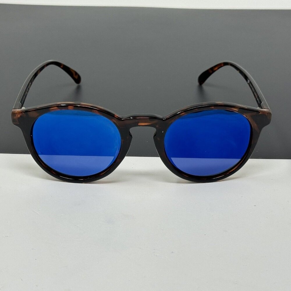 Sunski Dipsea Sunglasses, Tortoise Frame, Polarized Mirror Blue Lens